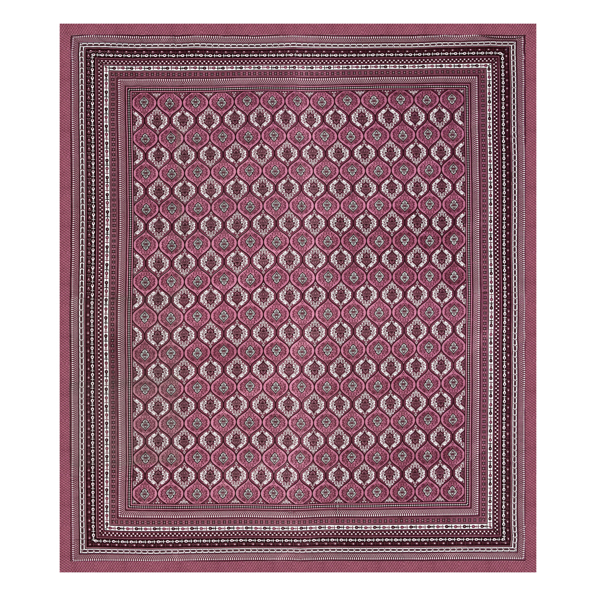 Jaipuri Block Print Bedsheet Set - Queen Size