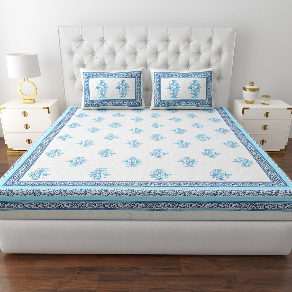 Solid Bedsheet Set - Queen Size