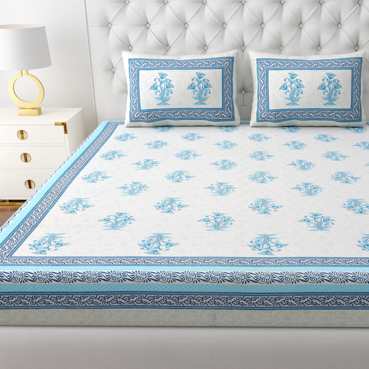 Solid Bedsheet Set - Queen Size