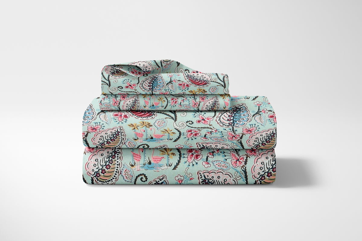 Solid Ivory Bedsheet Set - King Size