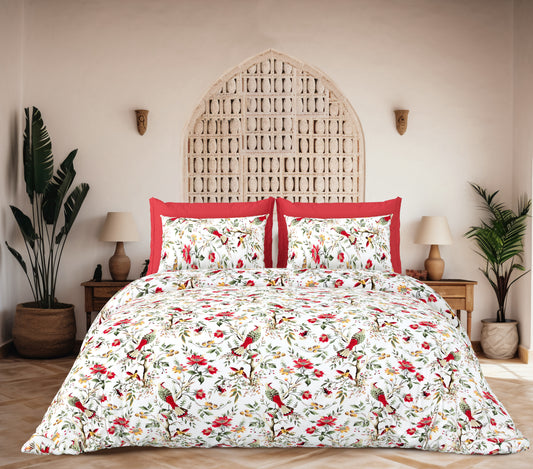 Jaipuri Block Print Bedsheet Set - King Size