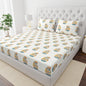 Floral Print Bedsheet Set - Super King Size