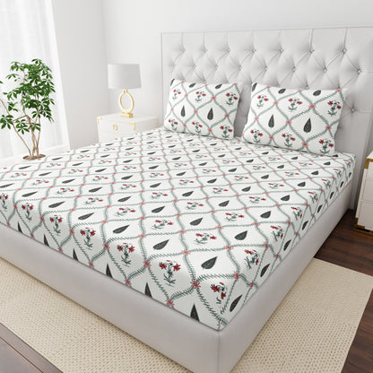 Jaipuri Bedsheet Set - Super King Size