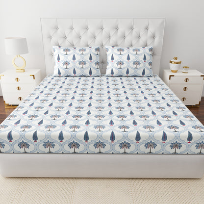 Grey Bedsheet Set - Super King Size