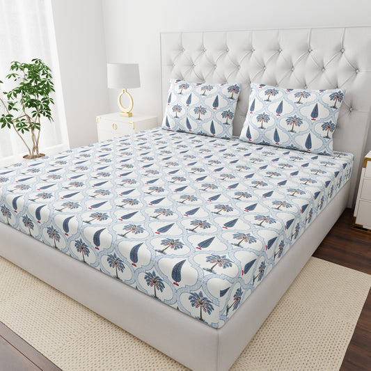 Grey Bedsheet Set - Super King Size